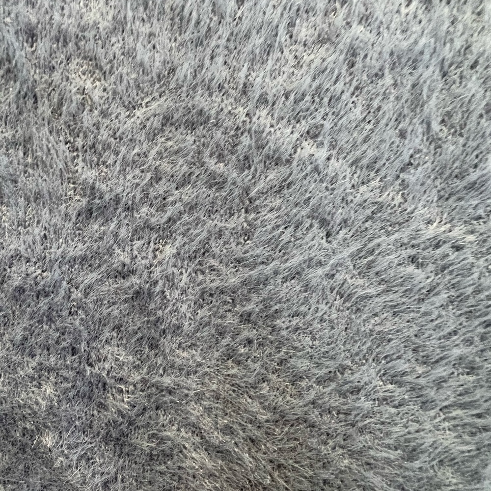 Aerie Fuzzy Cropped Cardigan Sweater Size Women’s Large Color Blue - Picture 3 of 10